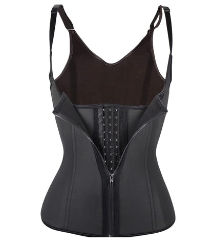 Latex Waist Trainer Vest With Hooks