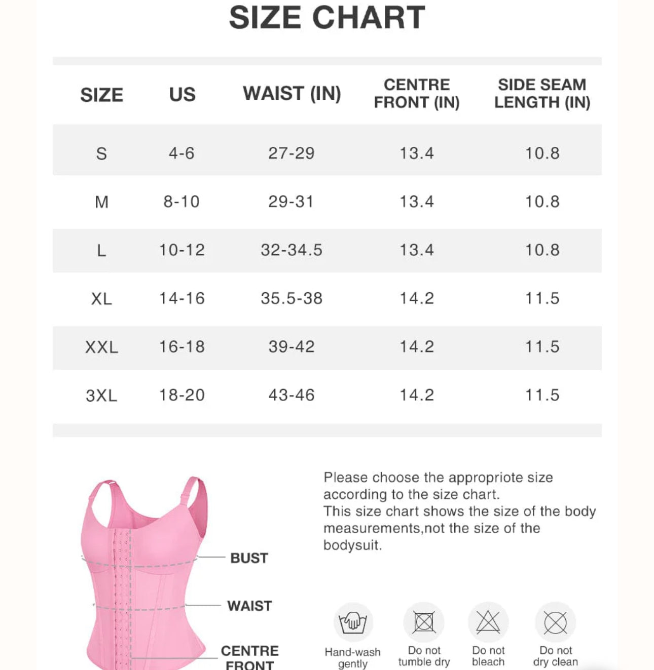 Full Coverage Waist Trainer Vest with Adjustable Straps