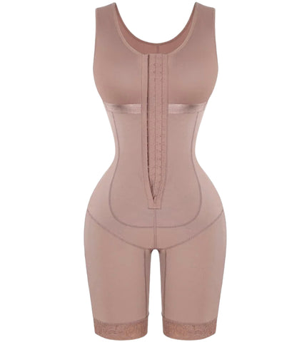 Full Body Shaper with Adjustable Compression & Tummy Control