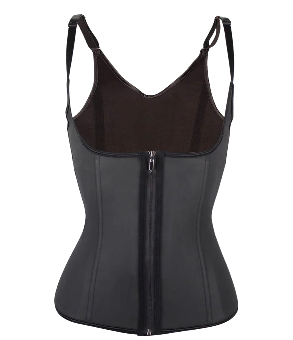 Latex Waist Trainer Vest With Hooks