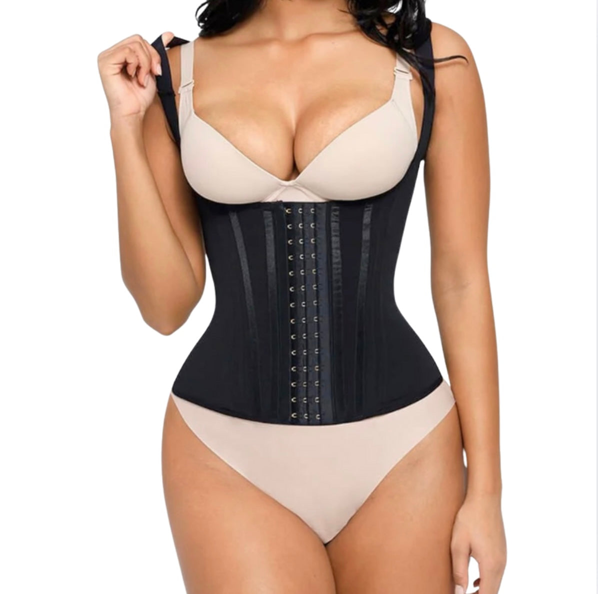 Adjustable U shaped Waist Trainer Vest with Full Coverage Back Support